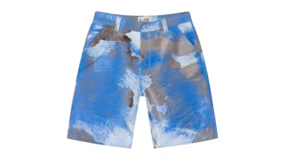 Pre-owned Stussy Men's  Ponyhair Work Short In Multi