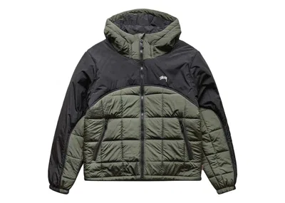 Pre-owned Stussy Men's  Primaloft Mountain Jacket In Olive