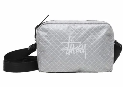 Pre-owned Stussy Men's  Ripstop Overlay Side Pouch In Black