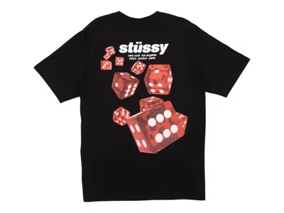 Pre-owned Stussy Men's  Rollers Tee Shirt In Black