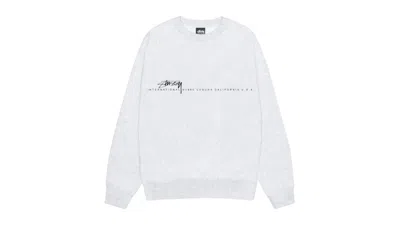 Pre-owned Stussy Men's  Smooth 80 Crew In Ash Heather In Gray