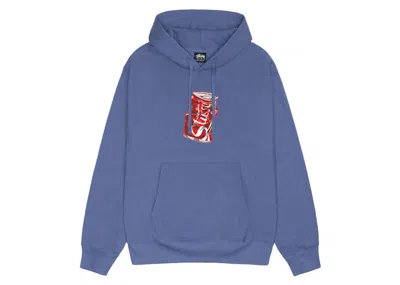 Pre-owned Stussy Men's  Soda Can Hoodie In Storm
