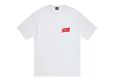 Pre-owned Stussy Men's  Soda Can Tee Shirt In White