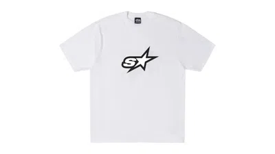 Pre-owned Stussy Men's  Speedway Tee Shirt In White