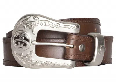 Pre-owned Stussy Men's  Sslink Cowboy Belt In Desert In Sand