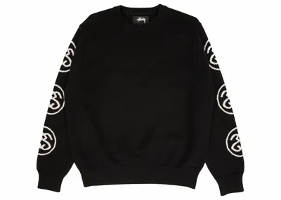 Pre-owned Stussy Men's  Sslink Sweater In Black