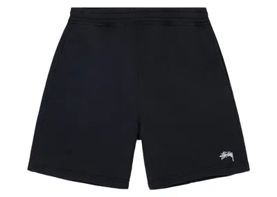 Pre-owned Stussy Men's  Stock Logo Short In Black