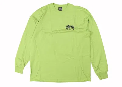 Pre-owned Stussy Men's  Stock New York Long Sleeve T-shirt In Tea