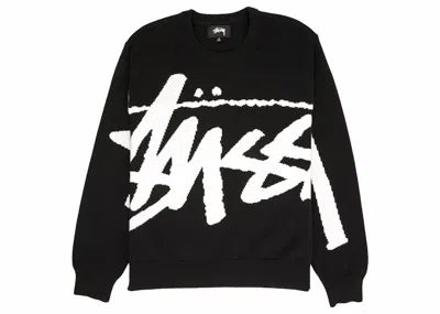 Pre-owned Stussy Men's  Stock Sweater In Black