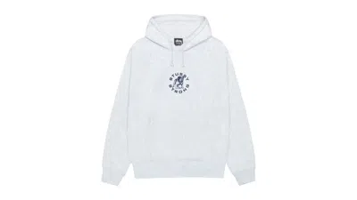 Pre-owned Stussy Men's  Strong Mac Hoodie In Ash Heather In Gray