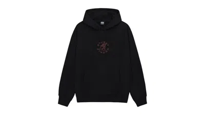 Pre-owned Stussy Men's  Strong Mac Hoodie In Black