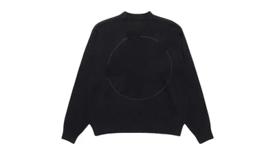 Pre-owned Stussy Men's  Surfman Mock Sweater In Black