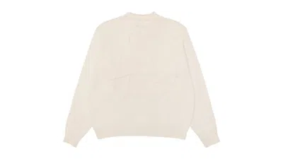 Pre-owned Stussy Men's  Surfman Mock Sweater In Natural In Brown