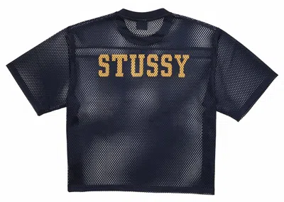Pre-owned Stussy Men's  Team 80 Jersey In Navy Blue