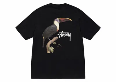 Pre-owned Stussy Men's  Toucan Tee Shirt In Black
