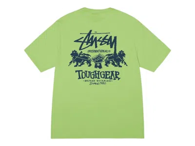 Pre-owned Stussy Men's  Tough Gear International Tee Shirt In Tea
