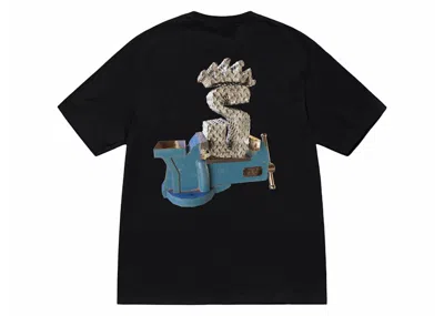 Pre-owned Stussy Men's  Tuff Stuff Tee Shirt In Black