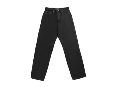 Pre-owned Stussy Men's  Washed Canvas Classic Jean In Black