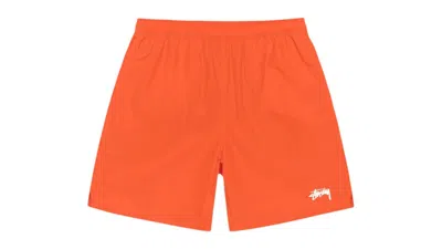 Pre-owned Stussy Men's  Water Stock Short In Cayenne