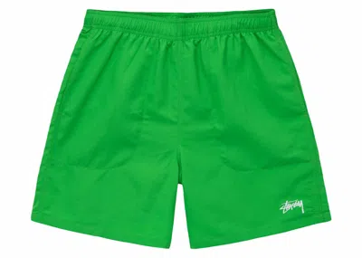 Pre-owned Stussy Men's  Water Stock Short In Classic Green