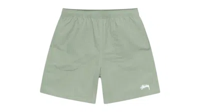 Pre-owned Stussy Men's  Water Stock Short In Sage In Green