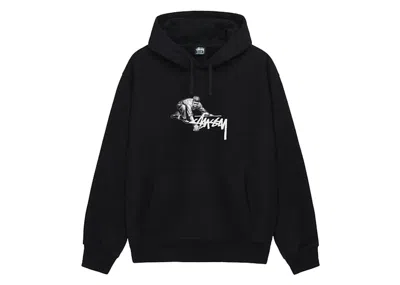 Pre-owned Stussy Men's  Worker Hoodie In Black