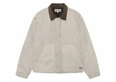 Pre-owned Stussy Men's  Workgear Jacket In Grey