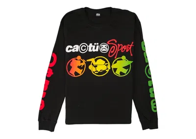 Pre-owned Stussy Men's  X Cpfm Sport Long Sleeve T-shirt In Black