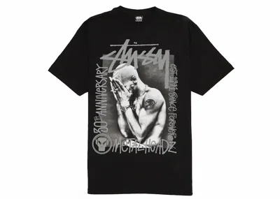 Pre-owned Stussy Men's  X Goldie Metalheadz 30 Tee Shirt In Black
