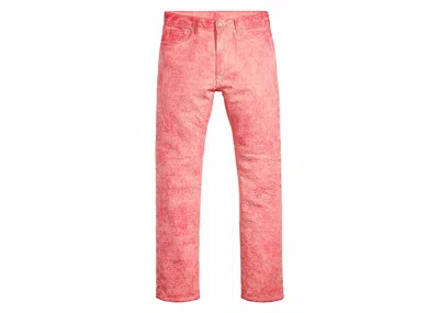 Pre-owned Stussy Men's  X Levi's Dyed Jacquard Jean In Pink