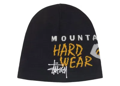 Pre-owned Stussy Men's  X Mountain Hardwear Caelum Dome Beanie In Black