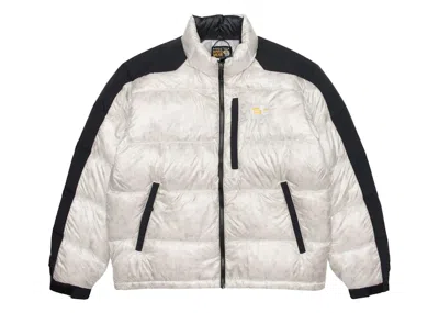 Pre-owned Stussy Men's  X Mountain Hardwear Subzero Down Jacket In Moonshot Grey/black In Multi