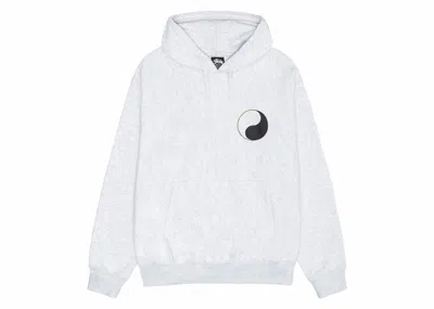 Pre-owned Stussy Men's  X Our Legacy Ol Drop Shadow Hoodie In Ash Heather