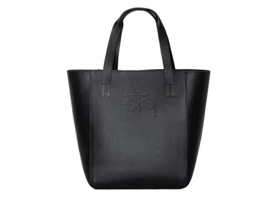 Pre-owned Stussy Men's  X Our Legacy Work Shop Work Tote In Black Leather