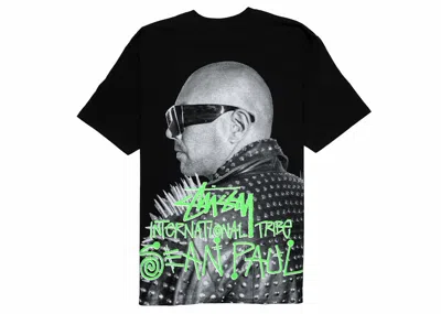 Pre-owned Stussy Men's  X Sean Paul Tee Shirt In Black
