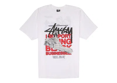Pre-owned Stussy Men's  X Virgil Abloh World Tour Collection T-shirt In White