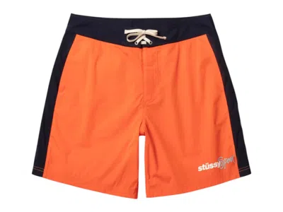 Pre-owned Stussy Men's  X Wales Bonner Board Short In Orange