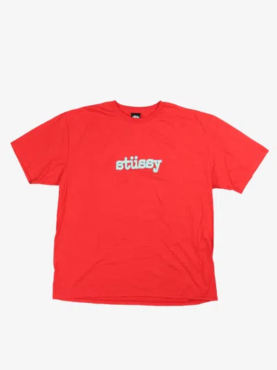 Stussy Men Typewriter Tee In Red