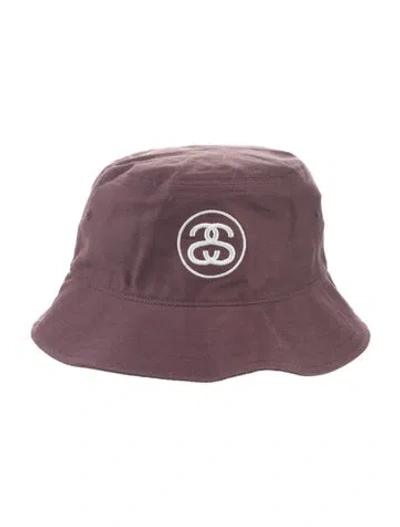 Pre-owned Stussy Mens' Cotton Bucket Hat In Purple