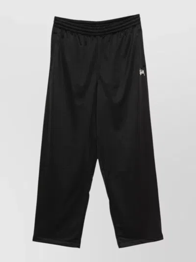 Stussy Mesh Knee Length Casual Shorts Style In Black