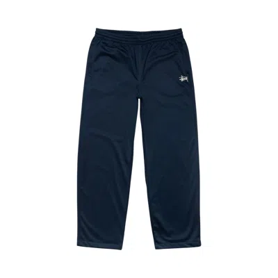 Pre-owned Stussy Mesh Track Pant 'navy' | Blue | Men's Size M