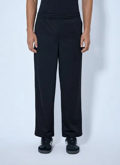 Stussy Mesh Track Pants In Black