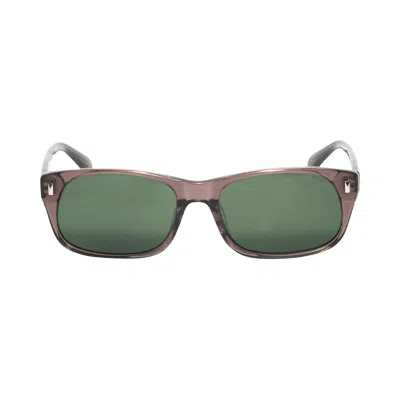 Pre-owned Stussy Michael Sunglasses 'transparent Taupe/green Lens' | Men's Size Onesize
