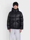 Stussy Micro Ripstop Down Parka In Black