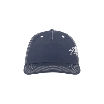 Pre-owned Stussy Mid-depth Stüssy Designs Snapback 'navy' | Blue | Men's Size Onesize