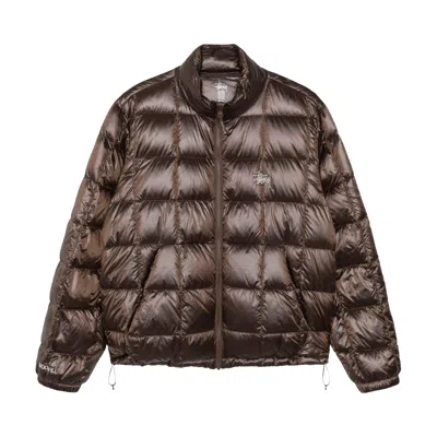 Pre-owned Stussy Midweight Puffer 'brown'