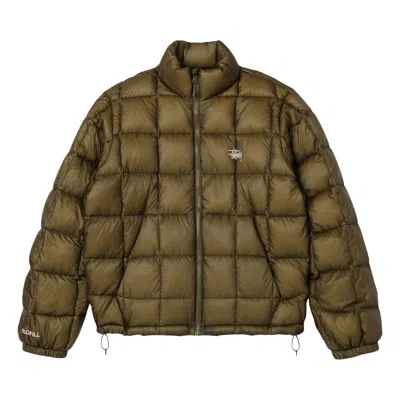 Pre-owned Stussy Midweight Puffer 'olive' | Green | Men's Size L