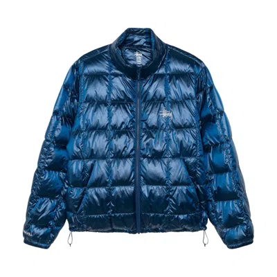 Pre-owned Stussy Midweight Puffer 'royal' In Blue