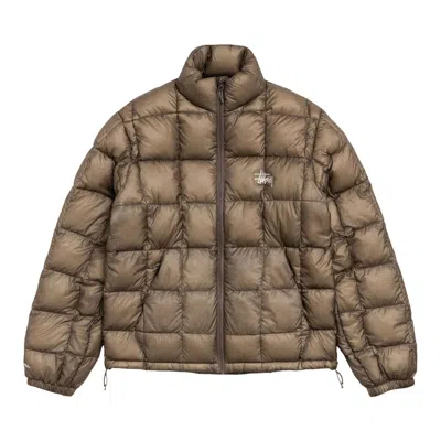 Pre-owned Stussy Midweight Puffer 'taupe' | Brown | Men's Size M