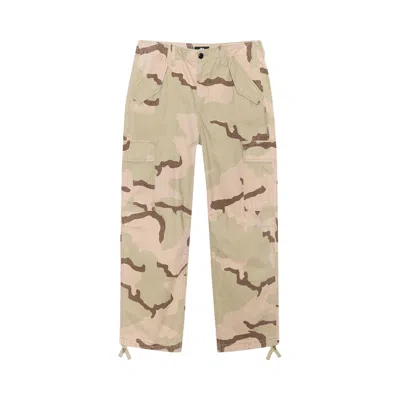 Pre-owned Stussy Military Cargo Pant Ripstop 'sand Camo' | Tan | Men's Size 32